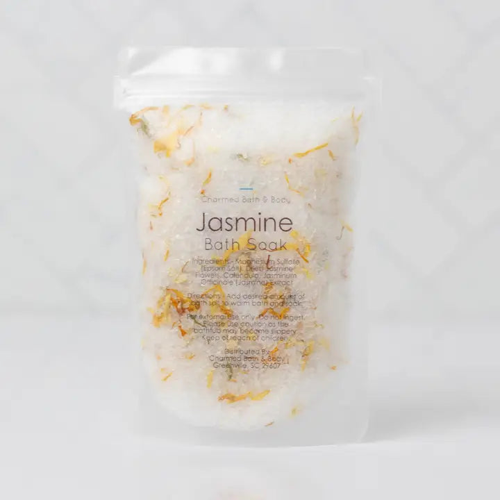 Jasmine Bath Salt Pouch