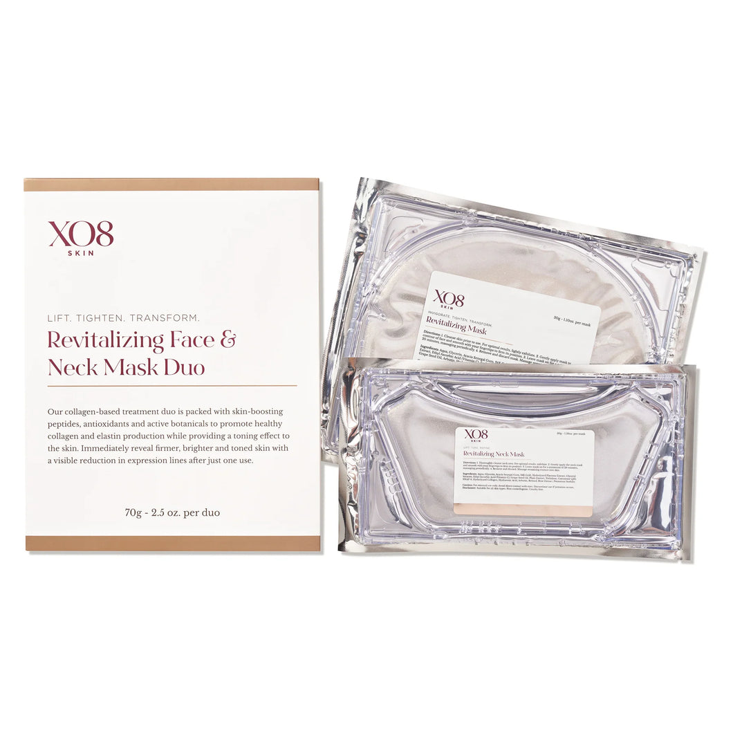 Xo8 XO8 Revitalizing Face and Neck Mask Duo – Pure Spa and Skincare